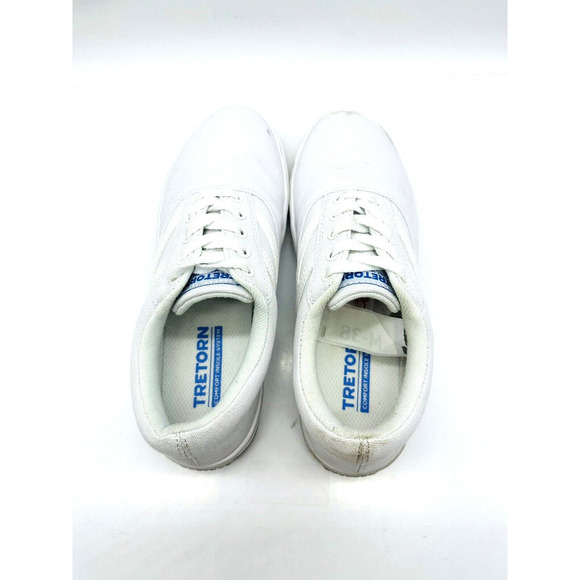 Tretorn Women Chelsea Canvas Sneaker Shoes- White, US 7M *USED* - Picture 7 of 11